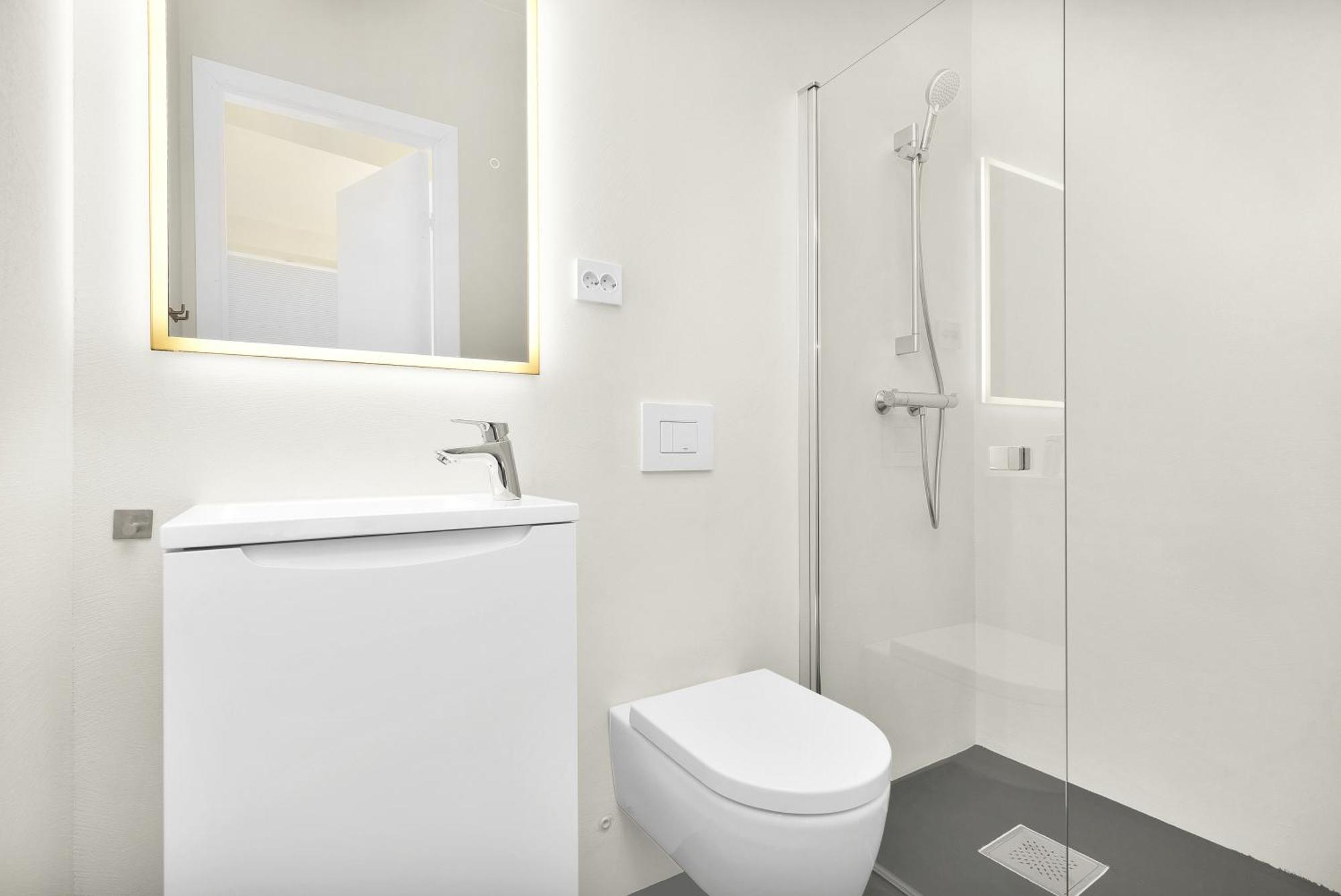 Central Guest House - Bedroom With En Suite Bathroom Stavanger Chambre photo